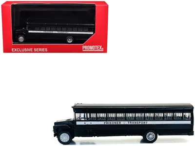 Promotex Prisoner Transport Bus Black 1/87 (ho) Plastic Model Car By  In Multi