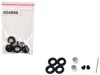 Promotex Rear Hypoid Wheelset Chrome 1/87 (ho) Plastic Model By  In Black