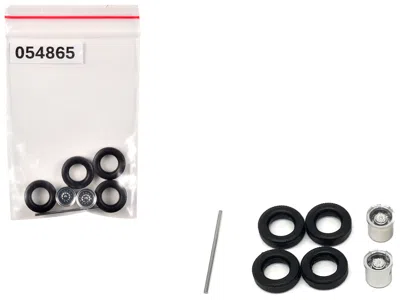 Promotex Rear Low Profile Wheelset Chrome 1/87 (ho) Plastic Model By  In Black