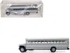 Promotex School Bus Silver Metallic 1/87 (ho) Plastic Model By  In Gray