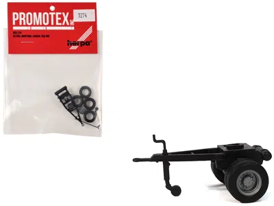 Promotex Single-axle Converter Dolly 1/87 (ho) Plastic Model By  In Black