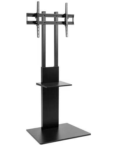 Promounts Adjustable Ultra Slim Tv Floor Stand Tilt Mount In Black