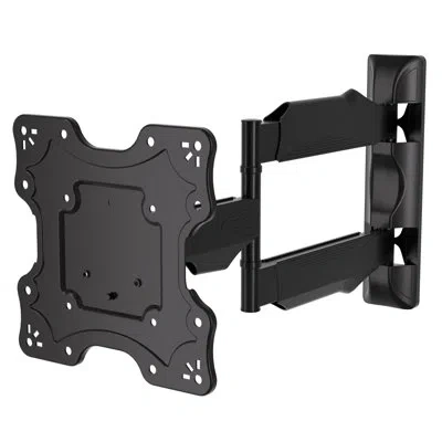 Promounts Articulating Full‑motion Tv Wall Mount For 17″–42″ Screens – Swivel, Tilt & Extend, Supports Up To 4 In Black