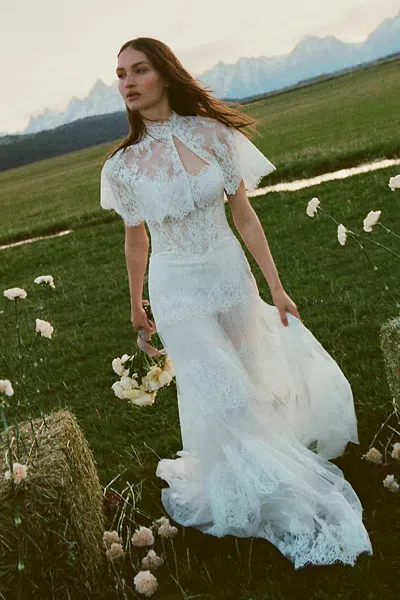 Pronovias Exclusive:  Irisa Gown In White