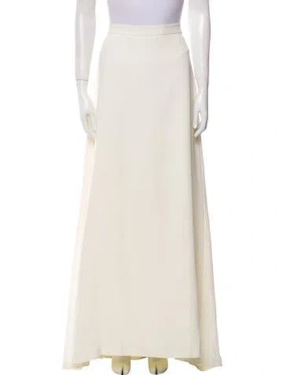 Pre-owned Pronovias Long Skirt In Neutral