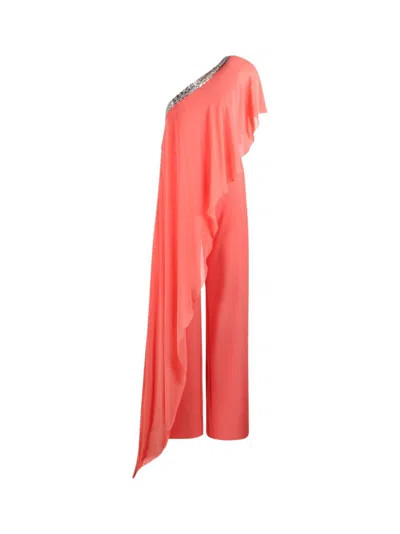 Pronovias The Party Edit Cerezo Jumpsuit In Orange