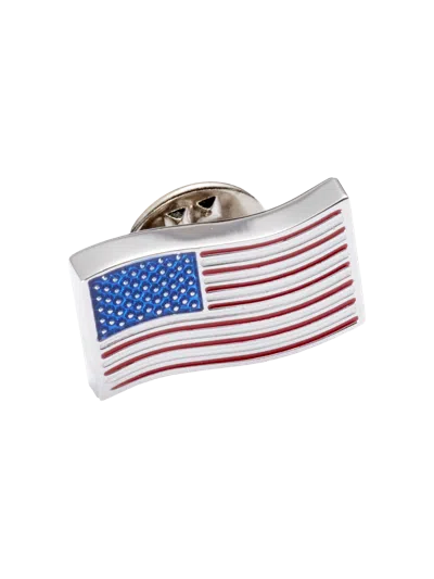 Pronto Uomo American Flag Lapel Pin