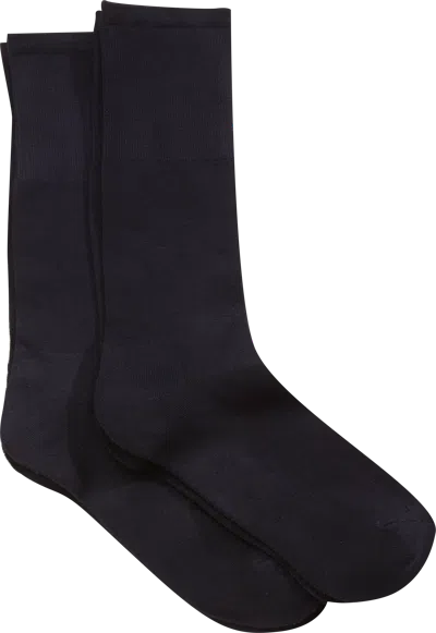 Pronto Uomo Bamboo Blend Socks, 2-pack In Black