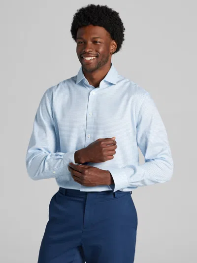 Pronto Uomo Big & Tall Men's Classic Fit Houndstooth Dress Shirt In Multi