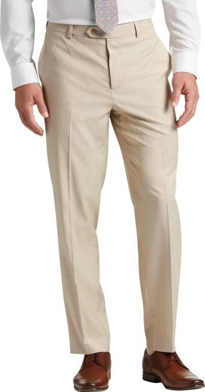 Pronto Uomo Big & Tall Men's Modern Fit Suit Pants In Neutral