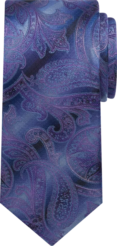 Pronto Uomo Big & Tall Men's Ombre Paisley Tie