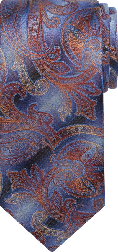 Pronto Uomo Big & Tall Men's Ombre Paisley Tie