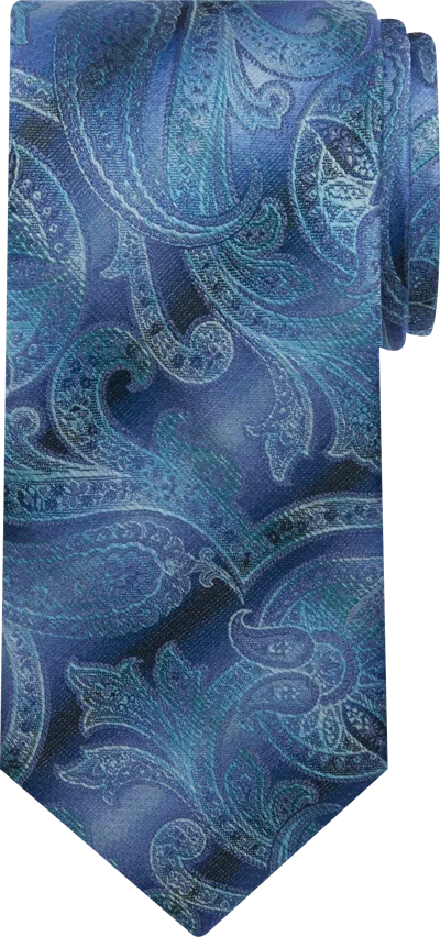 Pronto Uomo Big & Tall Men's Ombre Paisley Tie