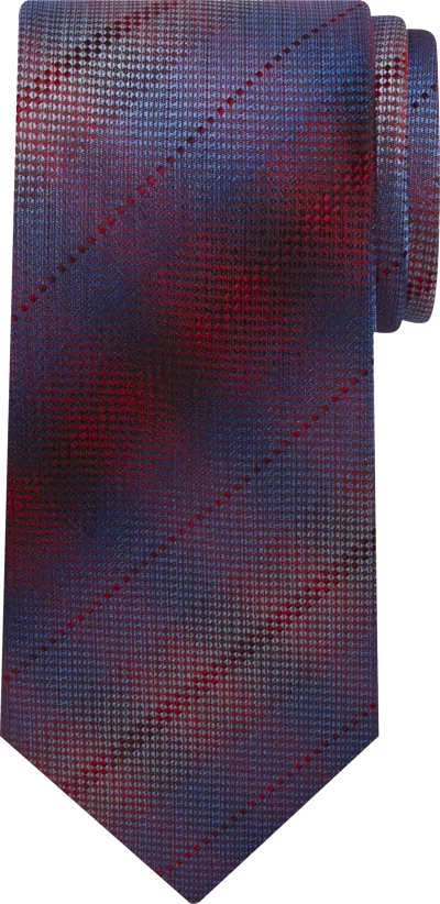 Pronto Uomo Big & Tall Men's Ombre Plaid Tie