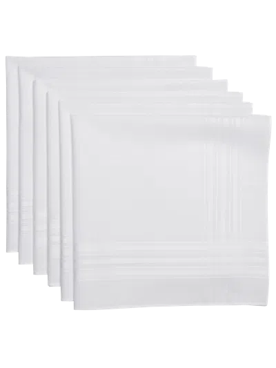 Pronto Uomo Classic Cotton Handkerchiefs, 6-pack