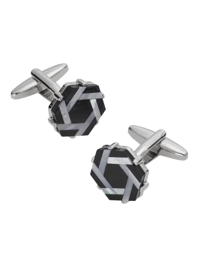 Pronto Uomo Hexagon Cufflinks
