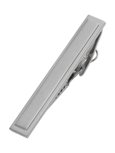 Pronto Uomo Matte And Shiny Tie Bar