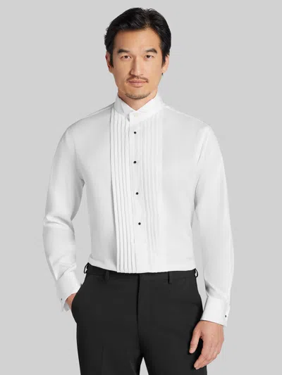 Pronto Uomo Modern Fit Spread Collar Formal Dress Shirt In White
