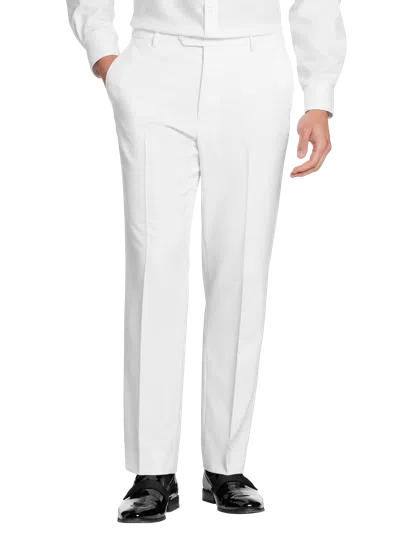 Pronto Uomo Modern Fit Suit Pants In White