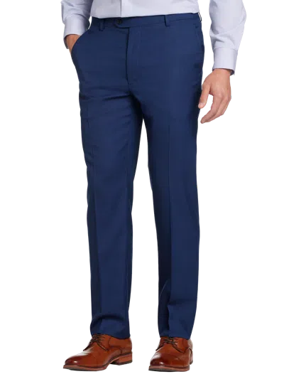 Pronto Uomo Modern Fit Suit Pants In Blue