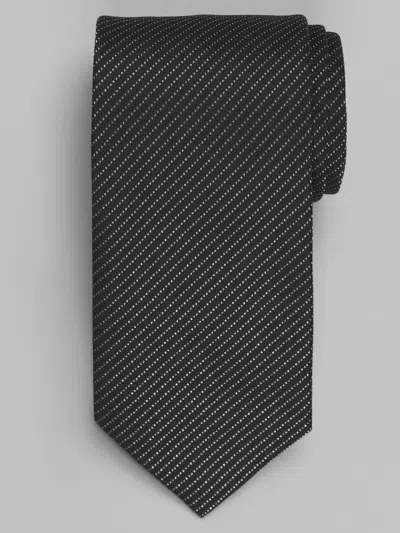 Pronto Uomo Narrow Metallic Bias Stripe Tie