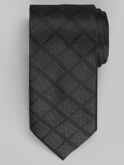 Pronto Uomo Narrow Metallic Geo Grid Tie