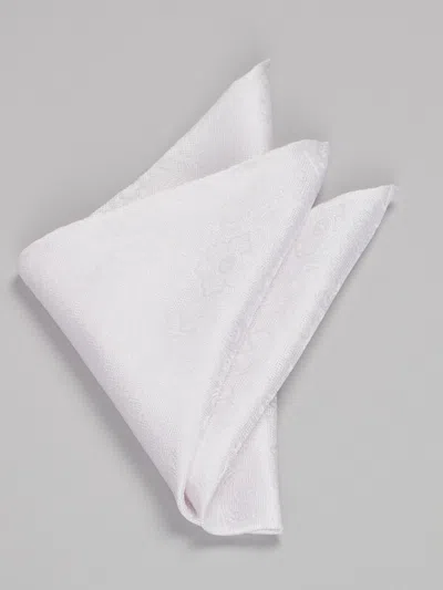 Pronto Uomo Paisley Pocket Square In Green