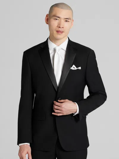 Pronto Uomo Platinum Big & Tall Men's Executive Fit Suit Tuxedo In Black