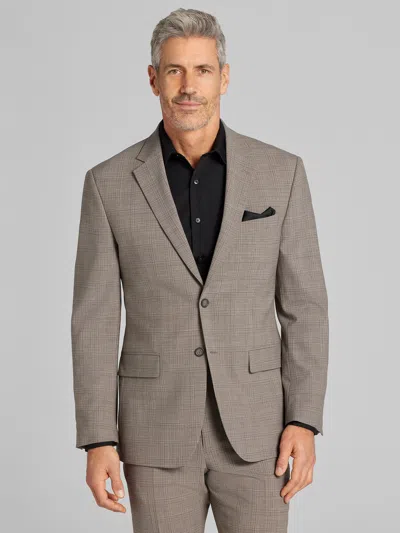 Pronto Uomo Platinum Modern Fit Check Windowpane Sport Coat In Brown