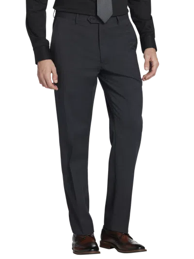 Pronto Uomo Platinum Modern Fit Wool Blend Suit Pants Charcoal In Gray