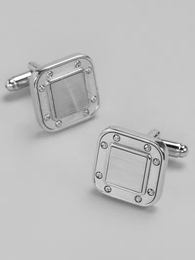 Pronto Uomo Rivet Square Cufflinks