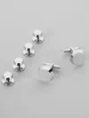 Pronto Uomo Round Cufflink And Stud Set
