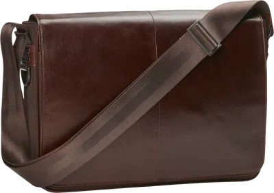 Pronto Uomo Slim Leather Messenger Bag