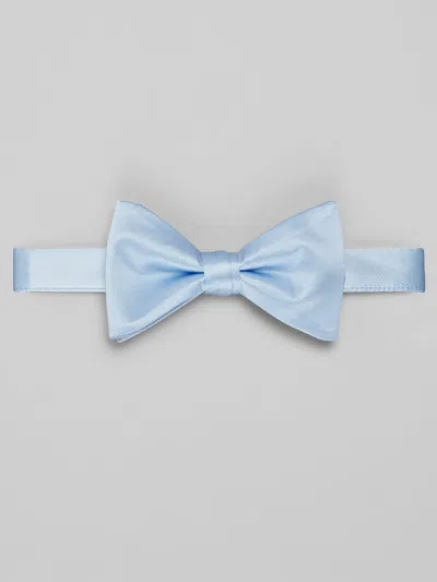 Pronto Uomo Solid Pre-tied Bow Tie In Blue