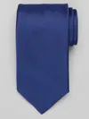 Pronto Uomo Solid Satin Tie In Blue