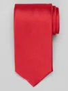 Pronto Uomo Solid Satin Tie In Red