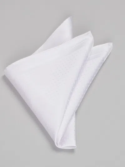 Pronto Uomo Square Dot Pocket Square In Pink