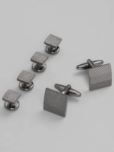 Pronto Uomo Square Stud Set