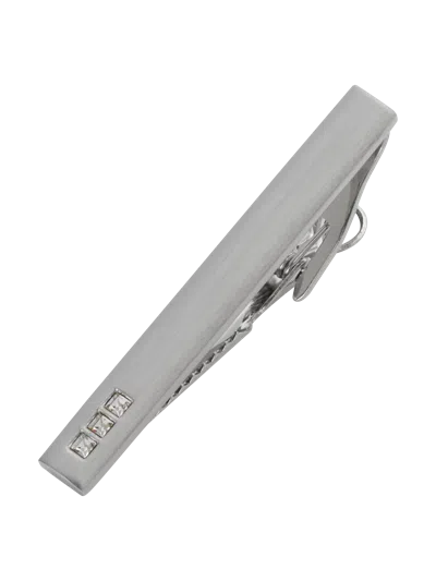 Pronto Uomo Three Crystals Tie Bar