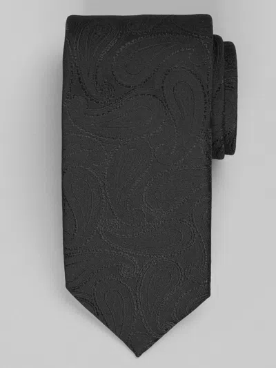 Pronto Uomo Tonal Paisley Tie In Black