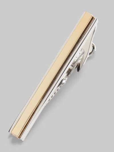 Pronto Uomo Two-tone Bar Stripe Tie Bar