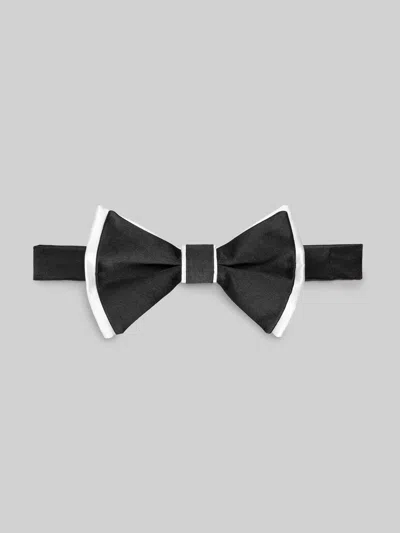 Pronto Uomo Two-tone Contrast Pre-tied Bow Tie In Multi