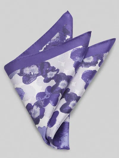 Pronto Uomo Watercolor Floral Pocket Square