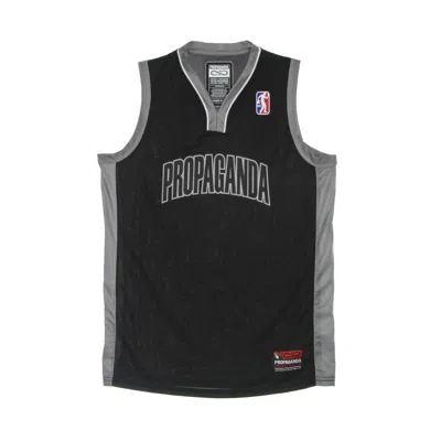 Propaganda Basket Type Men's Tank Top Black Basket Jersey Black