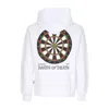 Propaganda Darts Hoodie White Men's Lightweight Hooded Sweatshirt In White