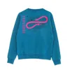 Propaganda Dust Crewneck Men's Lightweight Crewneck Sweatshirt Turquoise In Turquoise