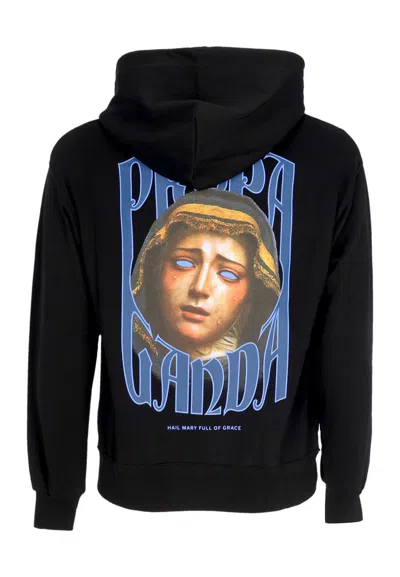 Propaganda Hoodie Man Grace Hoodie Black