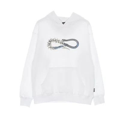 Propaganda Lightweight Hoodie Men's Skullsnake Logo Hoodie White