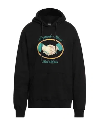 Propaganda Man Sweatshirt Black Size L Cotton