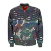 Propaganda Men's Bomber Jacket Ribs Bomber Camo In Camo